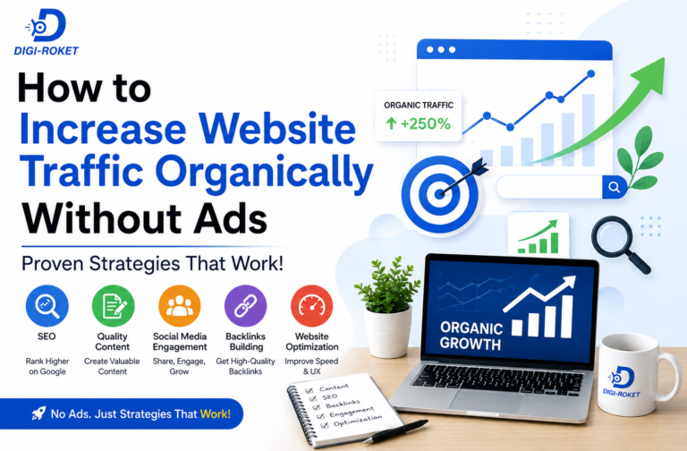 Read more about the article How to Increase Website Traffic Organically Without Ads