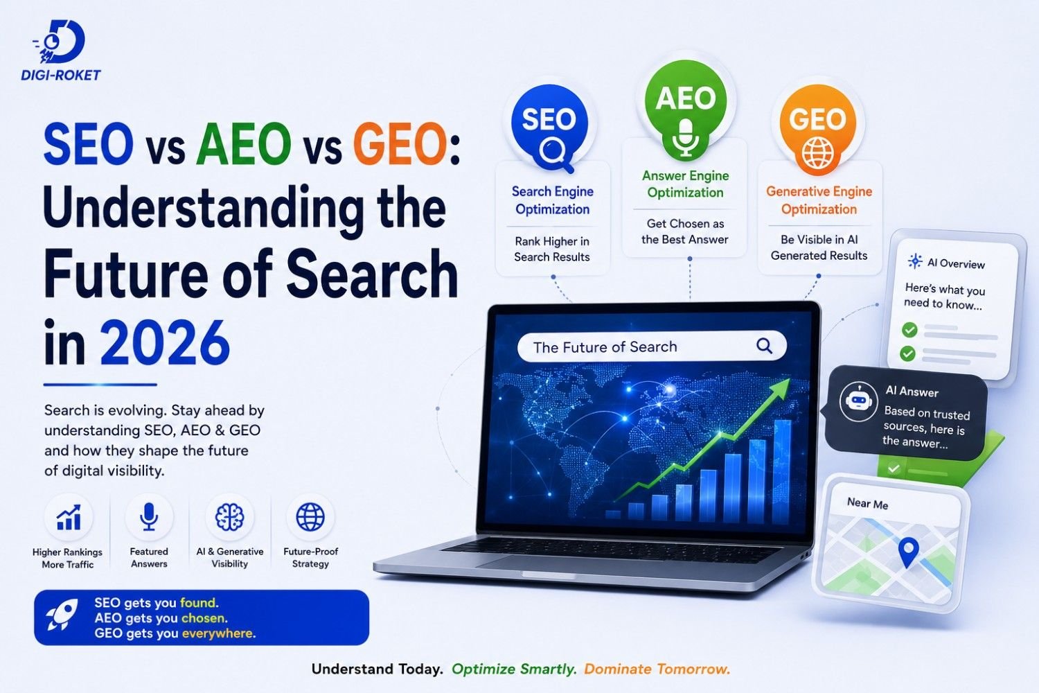 You are currently viewing SEO vs AEO vs GEO: Understanding the Future of Search in 2026