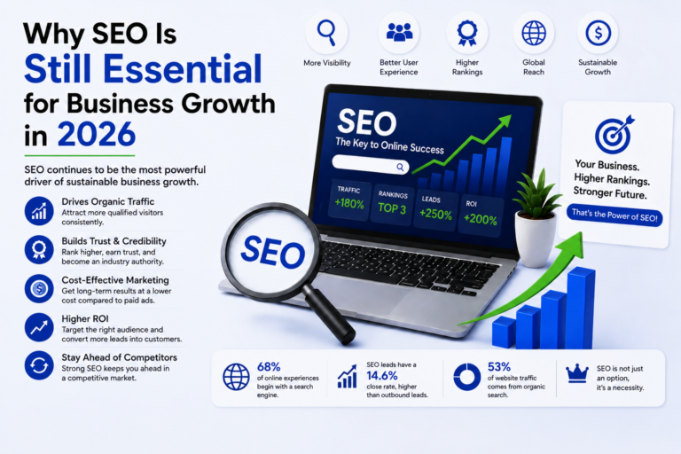 Read more about the article Why SEO Is Still Essential for Business Growth in 2026